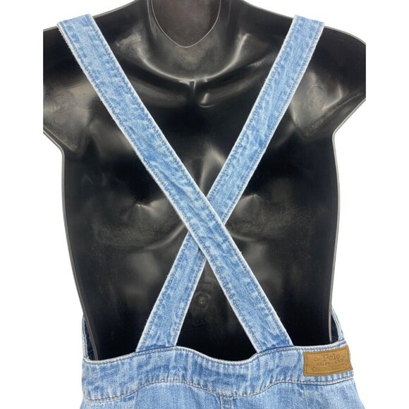 Polo Ralph Lauren Girls Size 16 Denim Jean Button-Front Jumper Dress NWT New - Picture 10 of 13